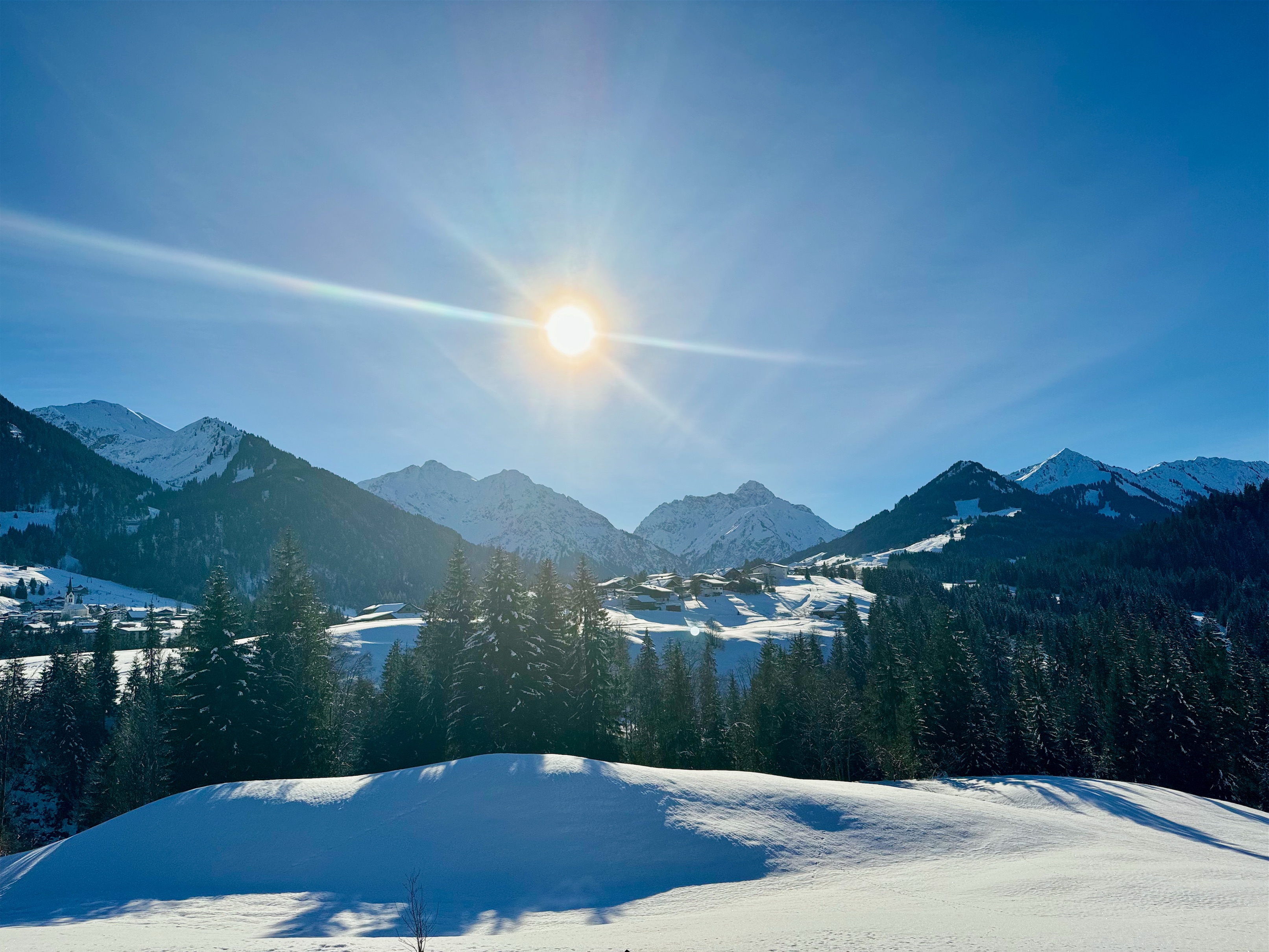  Ausblick im Winter direkt von Ihrem Südbalkon 