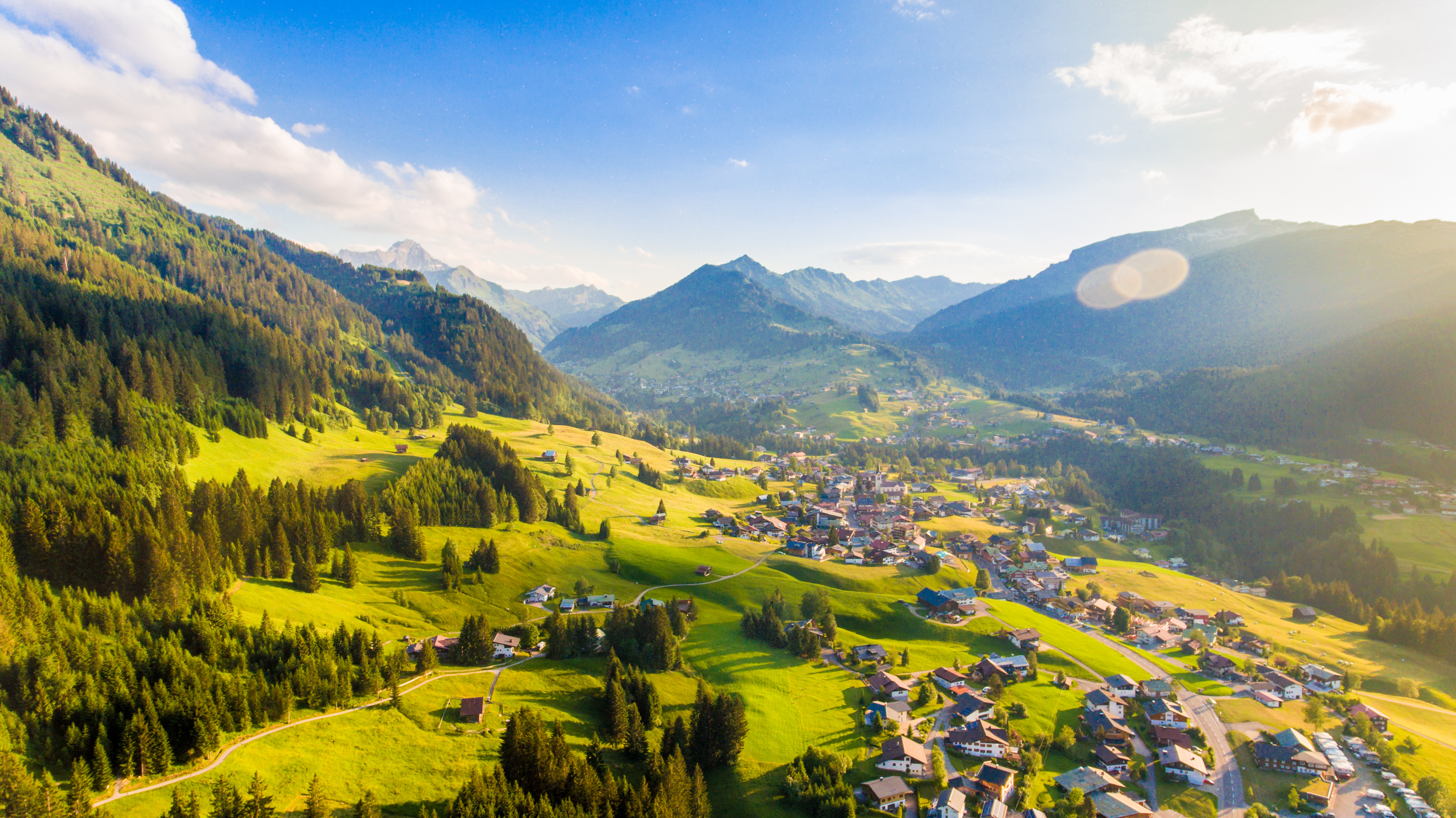 Das Kleinwalsertal aus der Vogelperspektive 