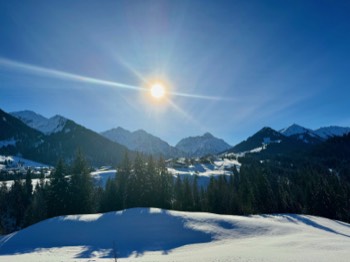  Ausblick im Winter direkt von Ihrem Südbalkon 